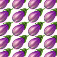 Tiled eggplant pattern